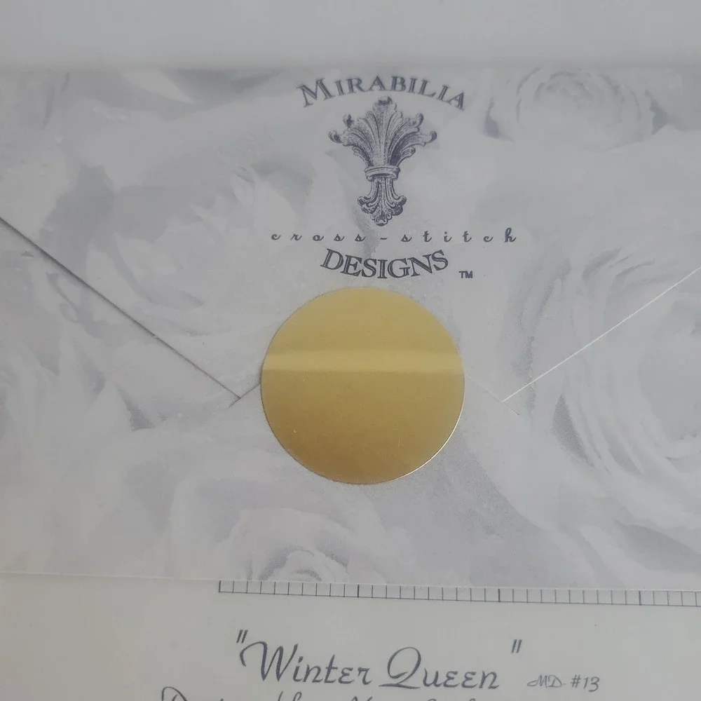 Mirabilia Cross Stitch Pattern Winter Queen Vintage Retired HTF Sealed NOS